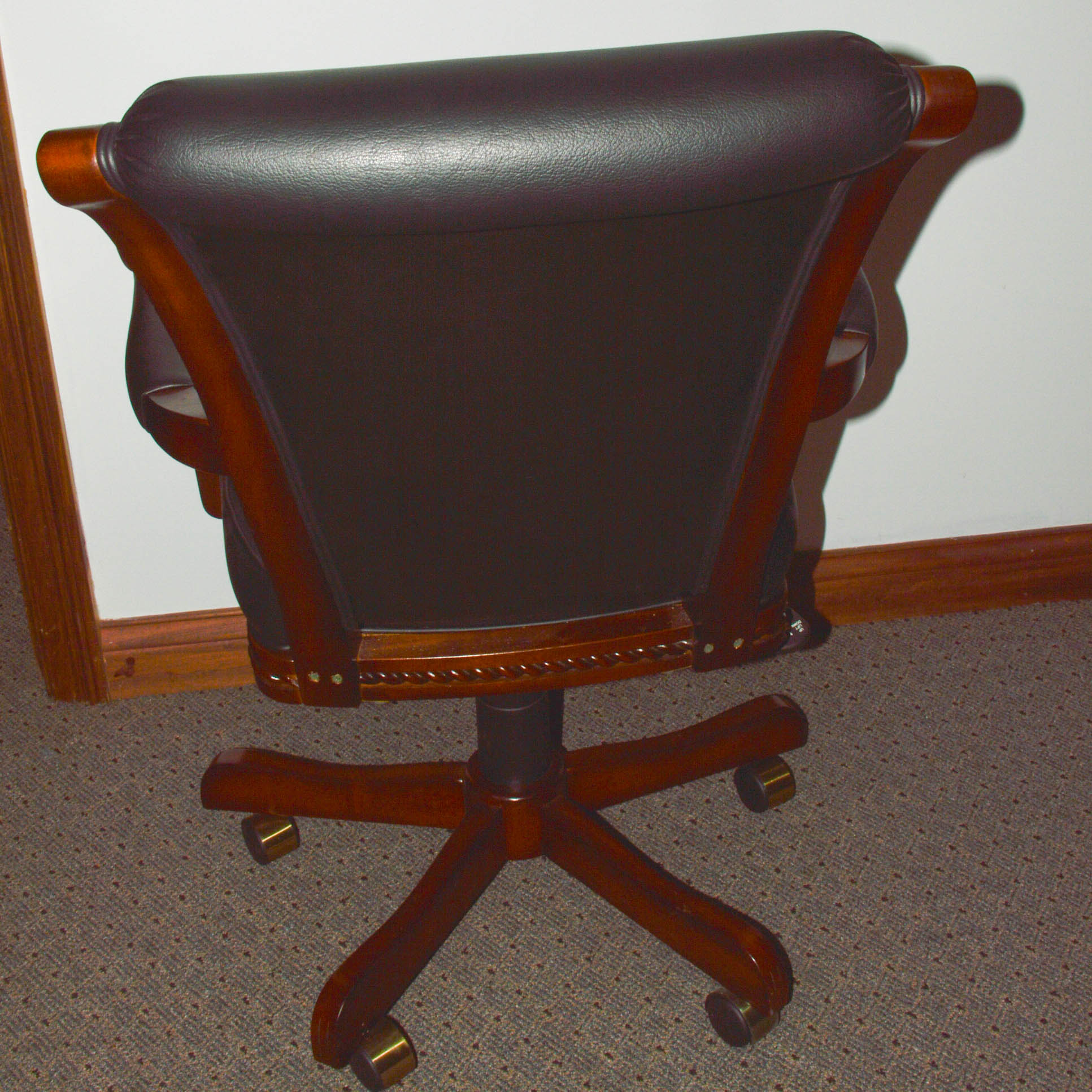 Poker Table with Six Arm Chairs
