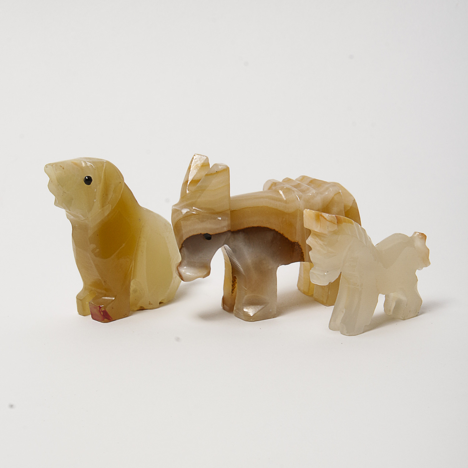 Carved Onyx Animals