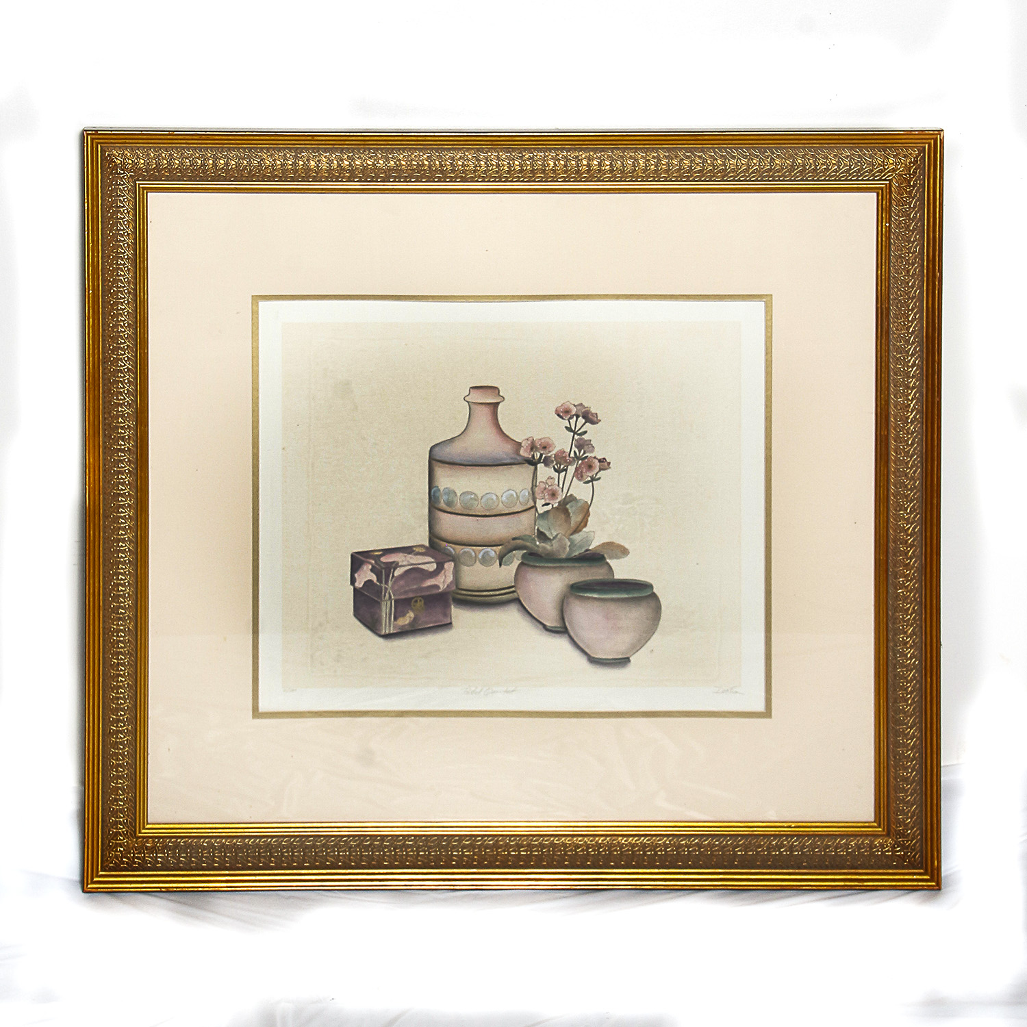 DeShon Signed Lithograph "Pastel Quartet"