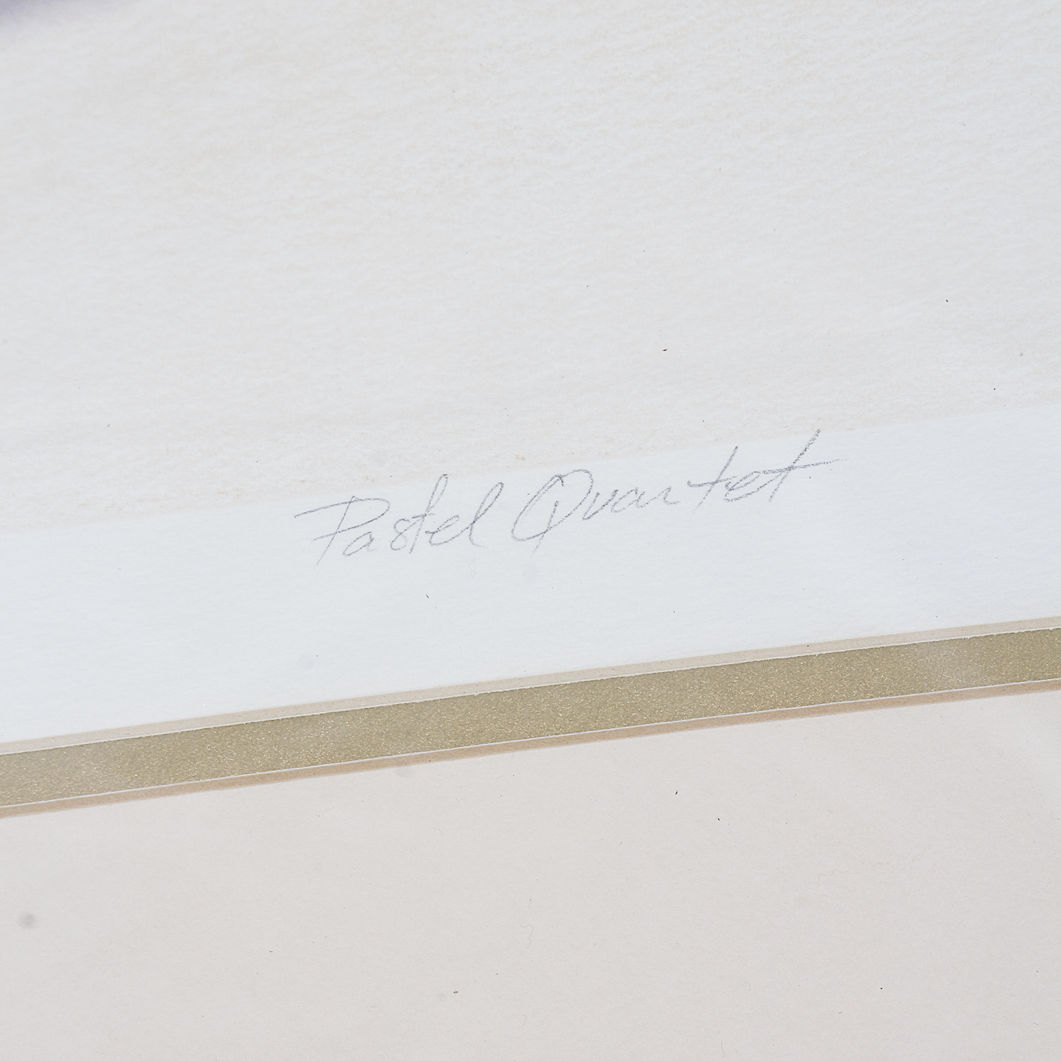 DeShon Signed Lithograph "Pastel Quartet"