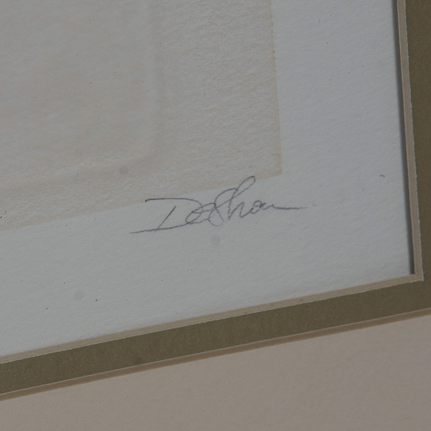 DeShon Signed Lithograph "Pastel Quartet"