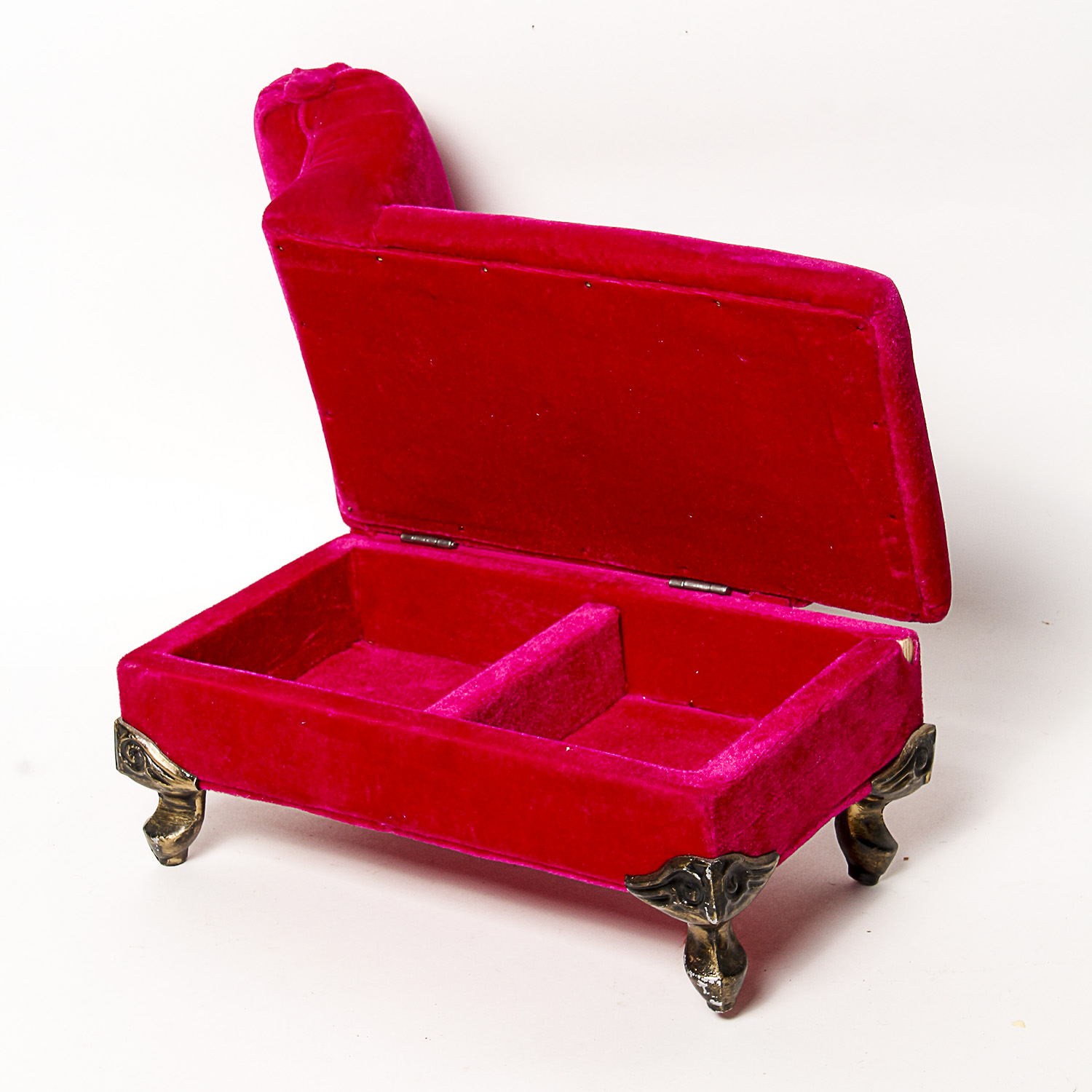 Chaise Lounge Jewelry Box and Vintage Dauschaund