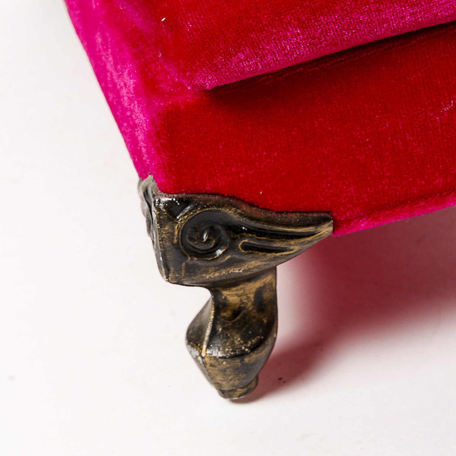 Chaise Lounge Jewelry Box and Vintage Dauschaund