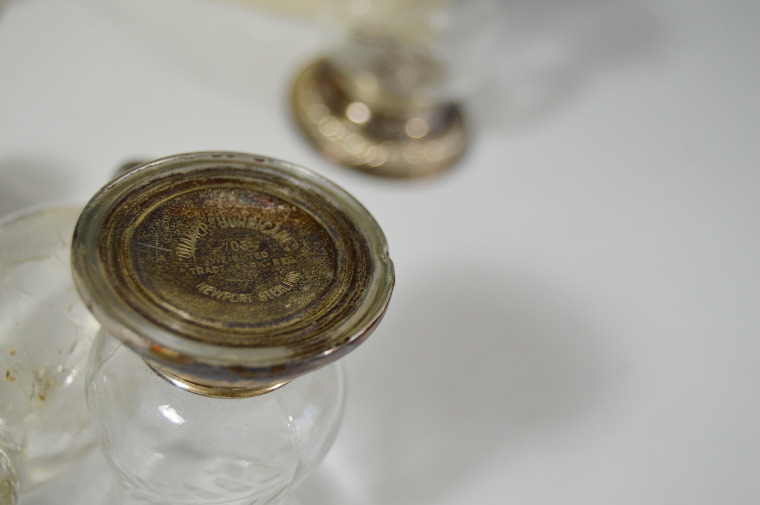 Three Pairs of Salt and Pepper Shakers Including Sterling Silver