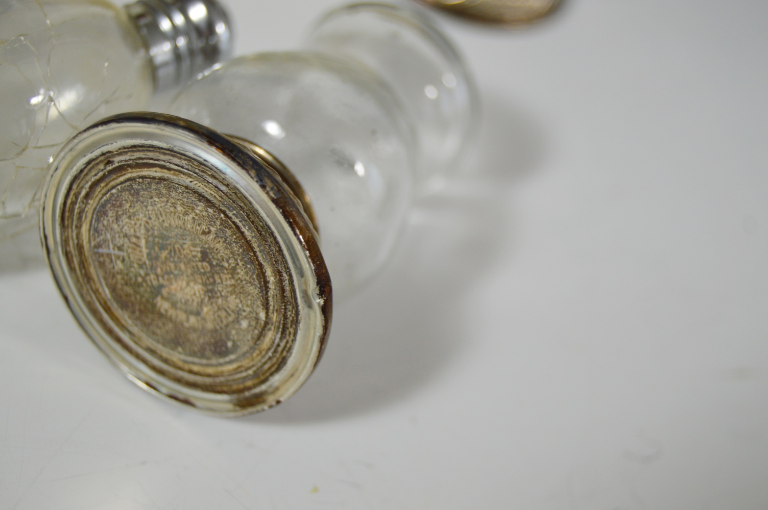 Three Pairs of Salt and Pepper Shakers Including Sterling Silver
