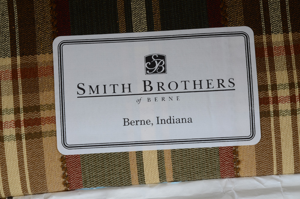 Smith Bros. Green Plaid Recliner