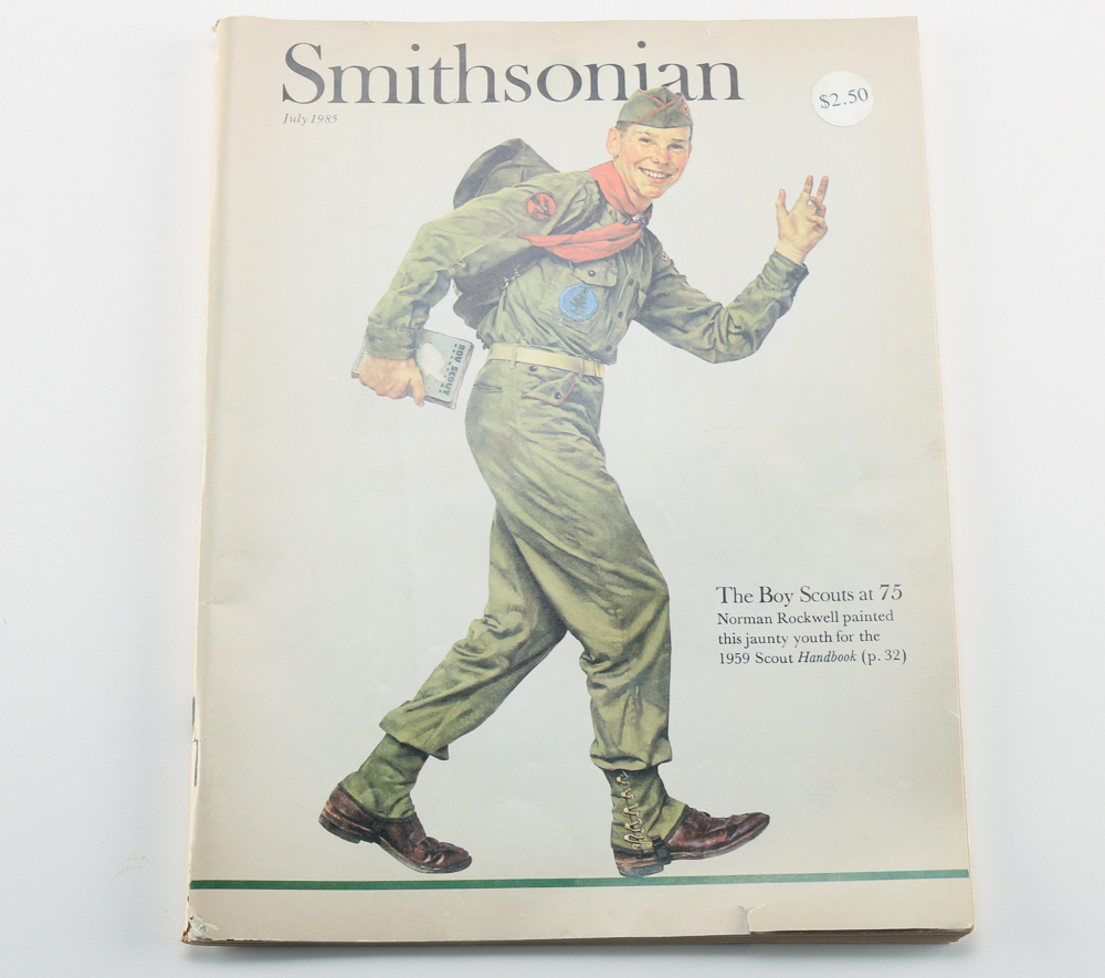 Smithsonian and Antique Scientific American Magazines