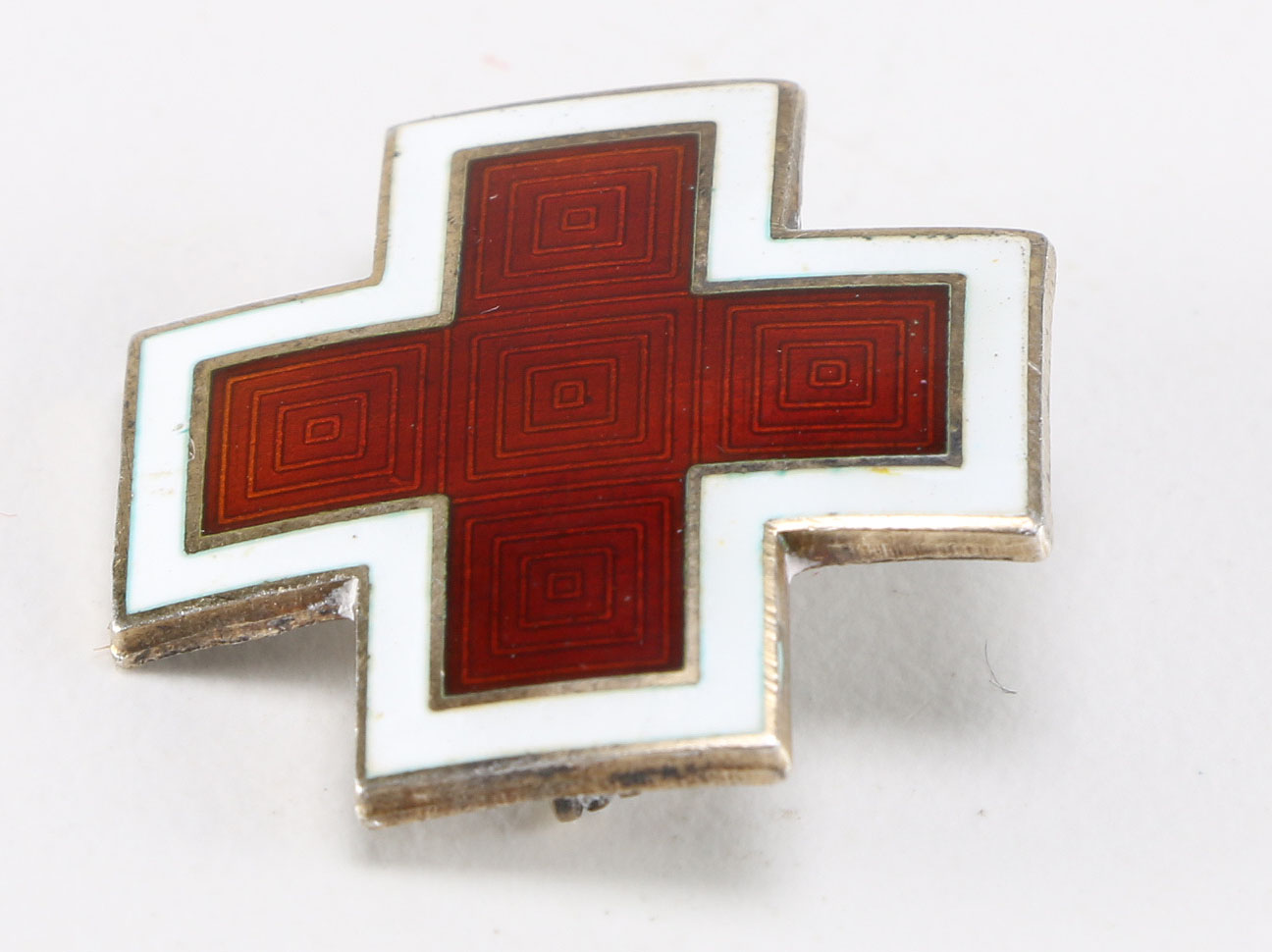 Vintage Sterling American Red Cross Pin