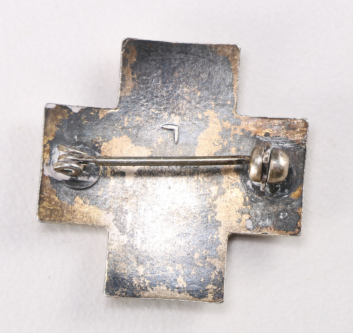 Vintage Sterling American Red Cross Pin