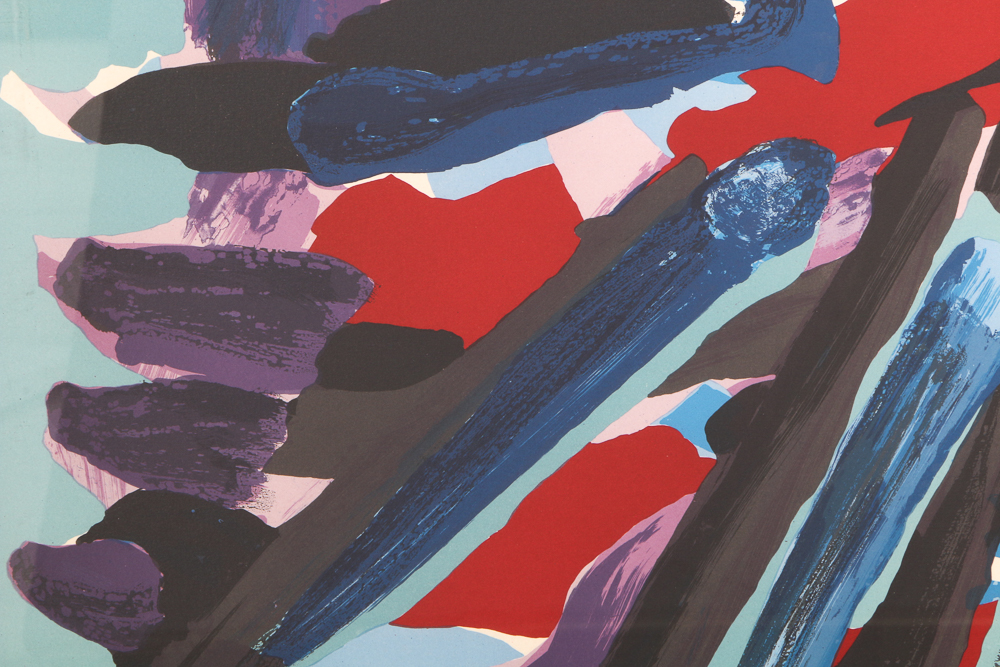 Karel Appel Signed Limited Edition Lithograph "Walking with my Bird"