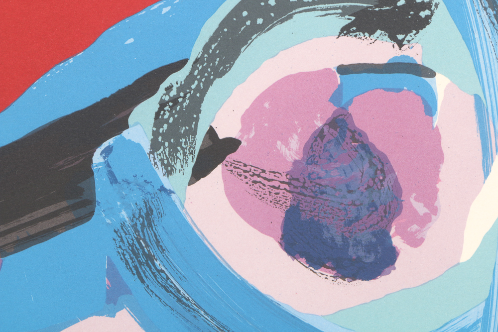 Karel Appel Signed Limited Edition Lithograph "Walking with my Bird"