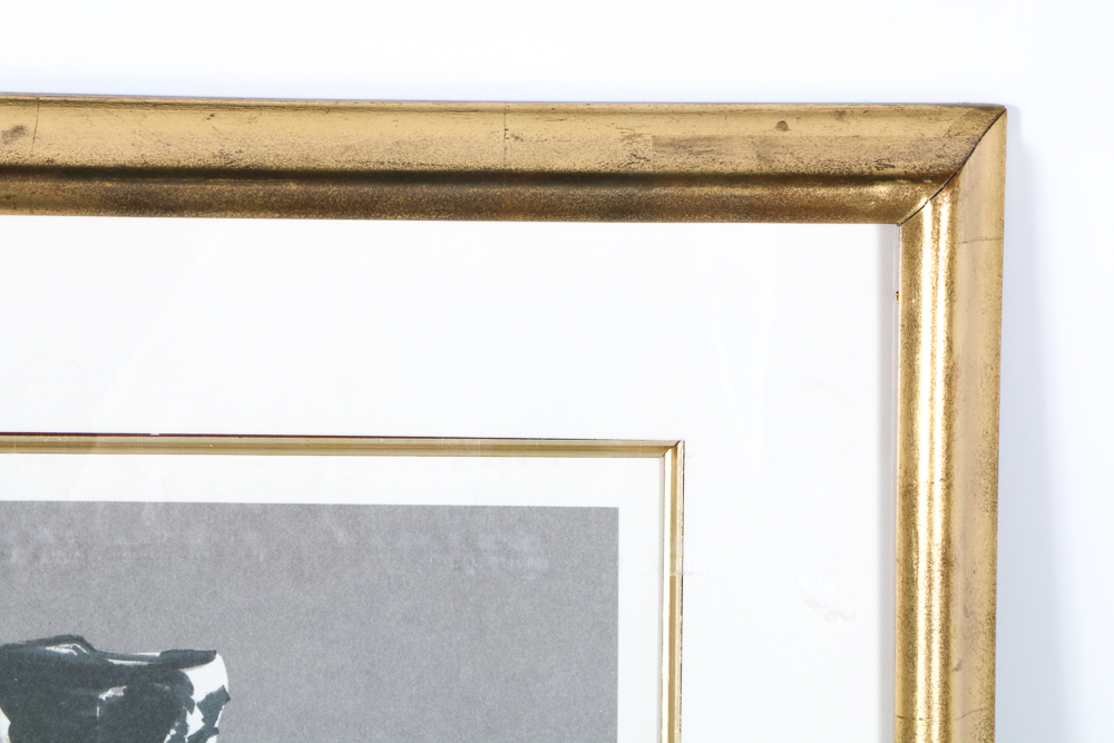 César Baldaccini Signed Limited Edition Serigraph "Automobile Compression"