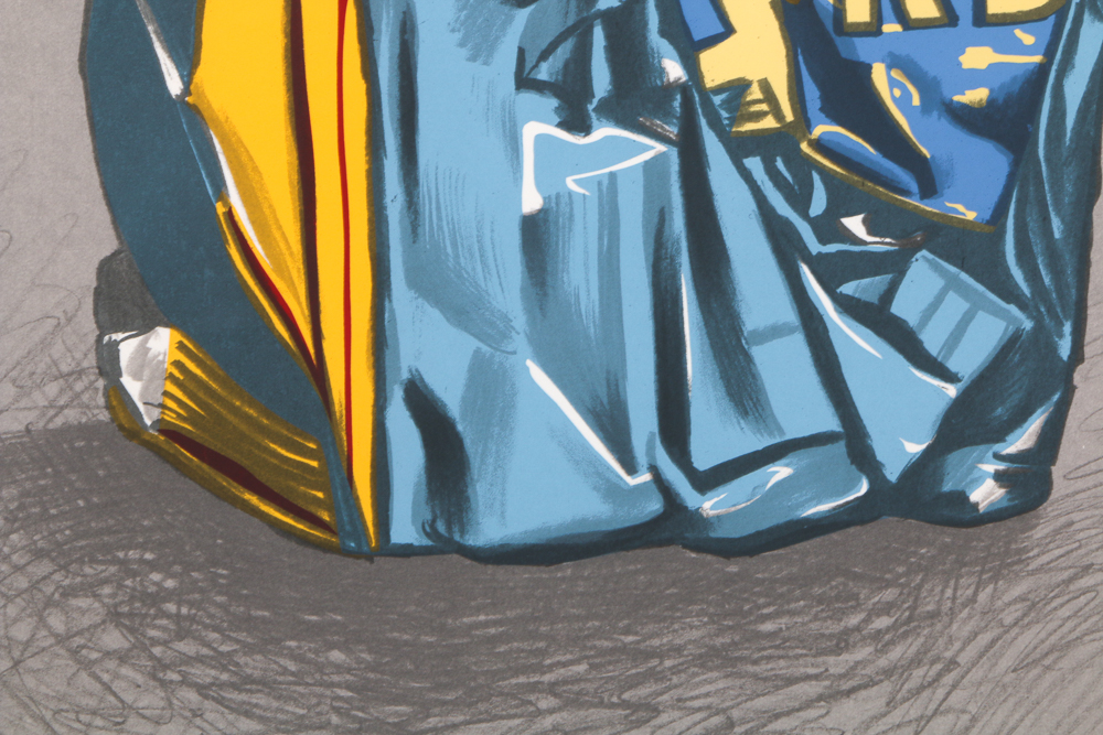 César Baldaccini Signed Limited Edition Serigraph "Automobile Compression"