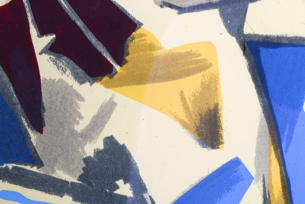 César Baldaccini Signed Limited Edition Serigraph "Automobile Compression"