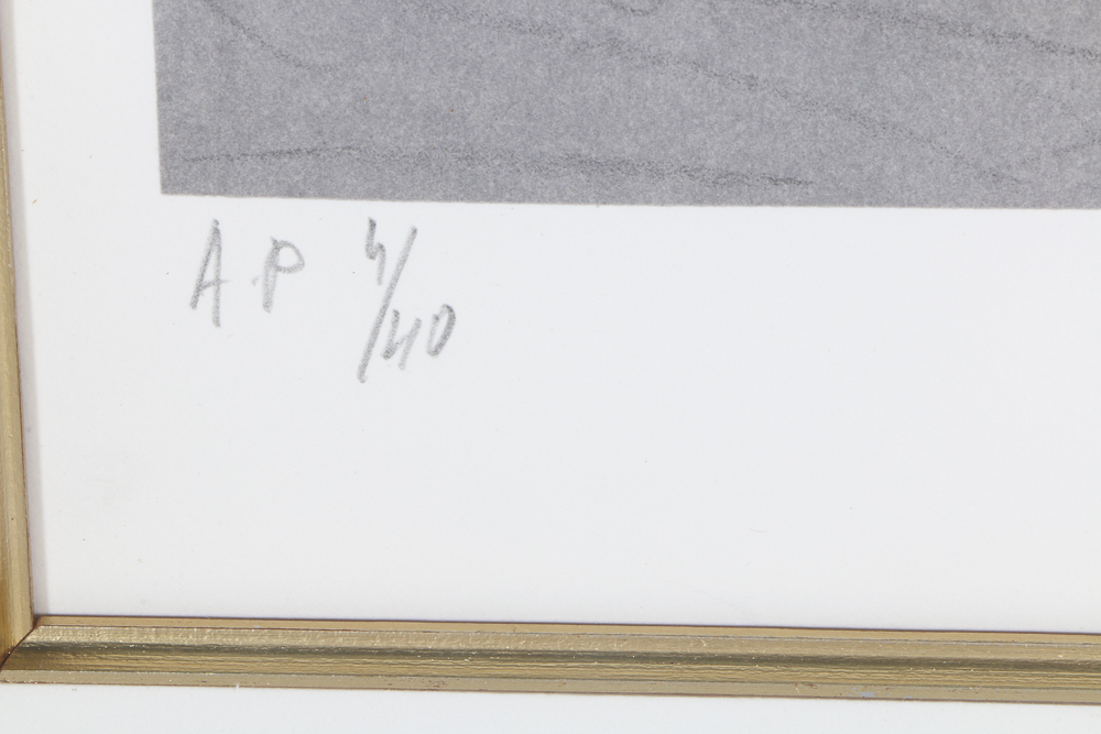 César Baldaccini Signed Limited Edition Serigraph "Automobile Compression"