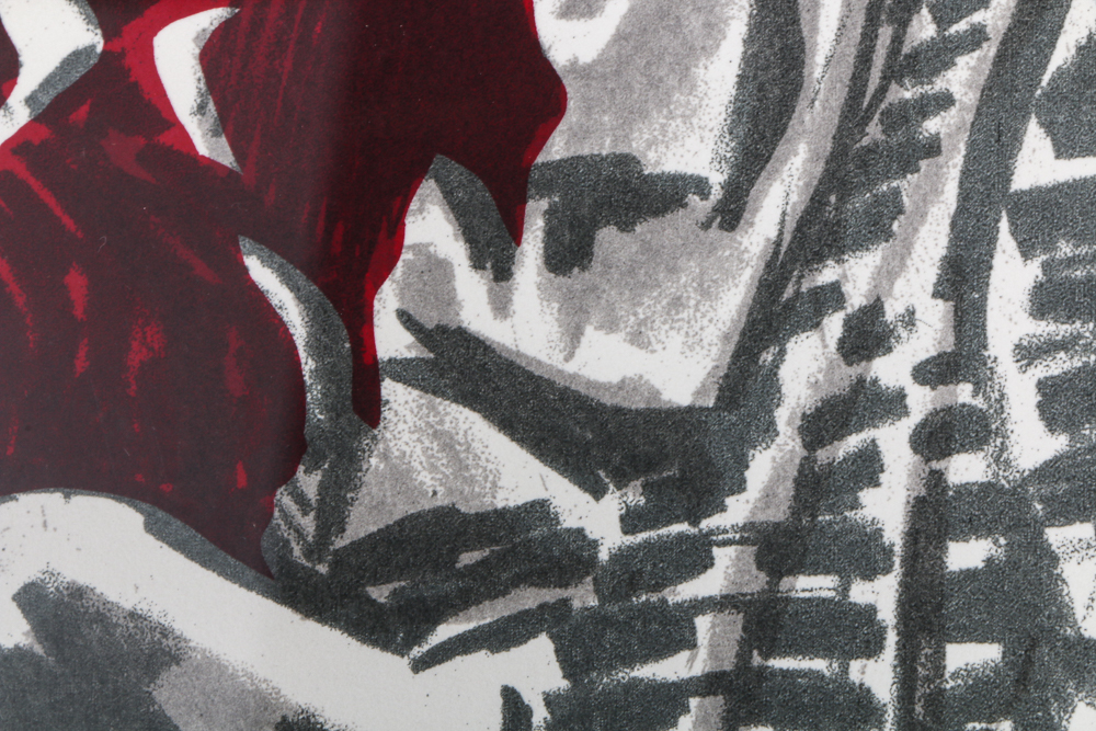 César Baldaccini Signed Limited Edition Serigraph "Automobile Compression"