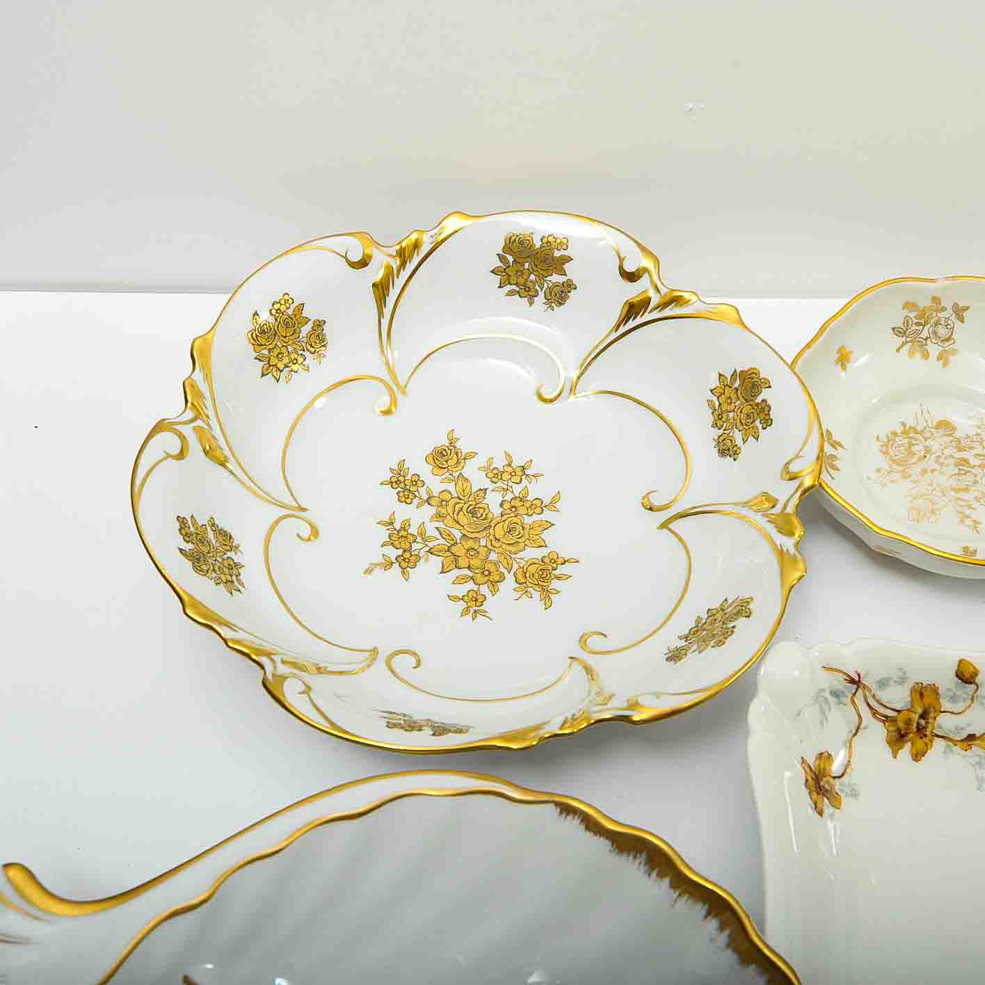 Collection of Limoges and Porcelain Tableware