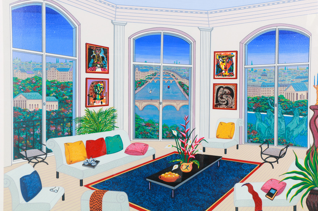 Francois Ledan Fanch Serigraph "Picasso in Paris"