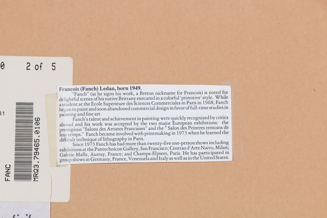 Francois Ledan Fanch Serigraph "Picasso in Paris"