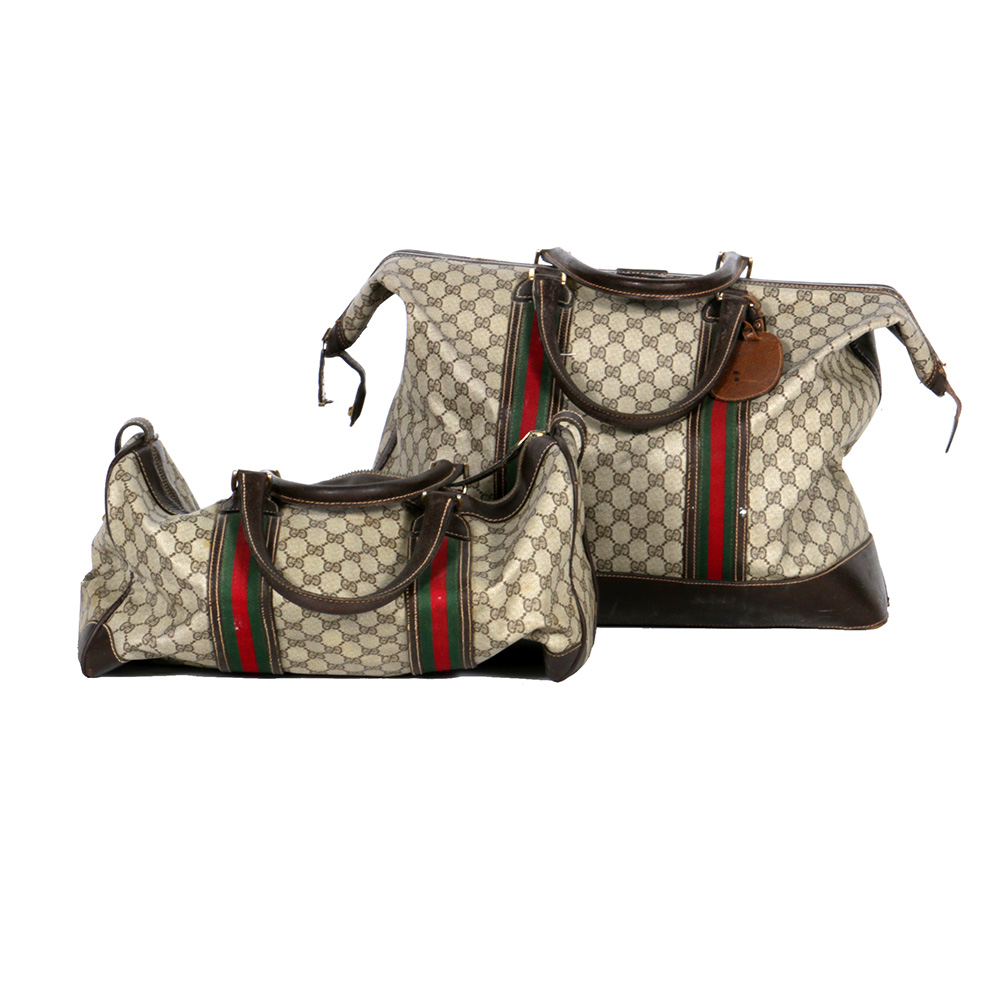 Gucci "Webbing" Luggage Set