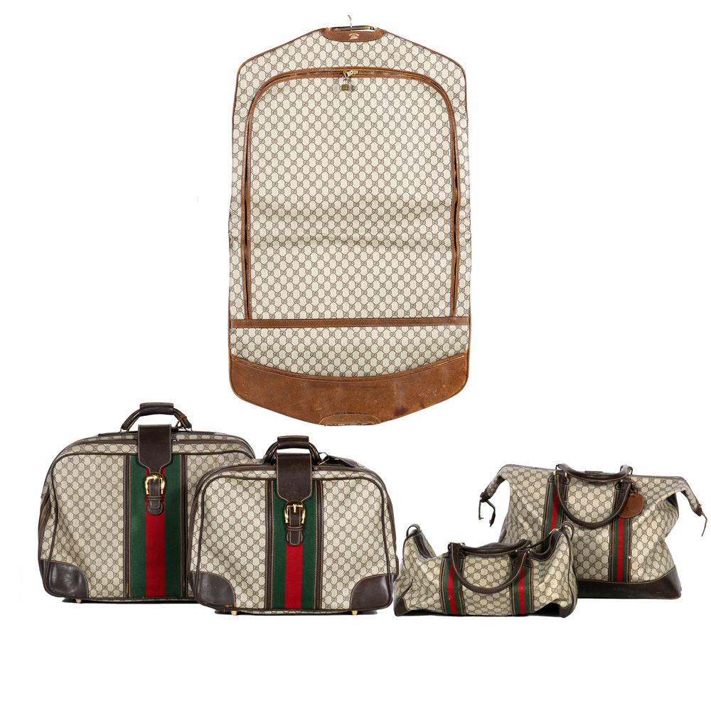 Gucci "Webbing" Luggage Set
