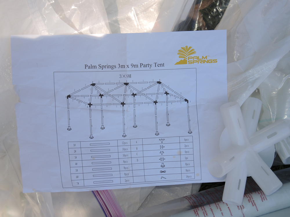 10 x 30 Foot Party Tent Outdoor Gazebo Canopy with Sidewalls