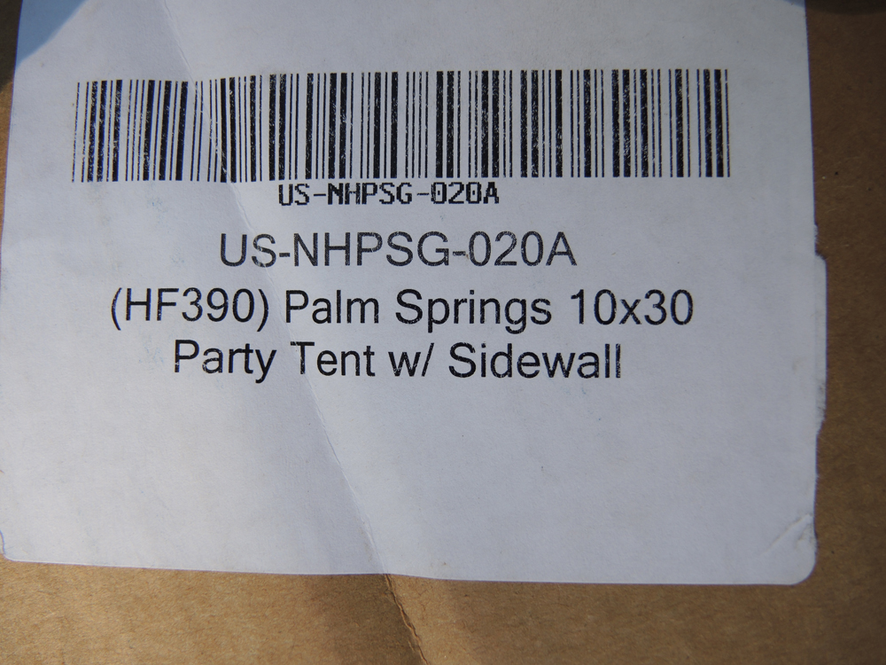 10 x 30 Foot Party Tent Outdoor Gazebo Canopy with Sidewalls