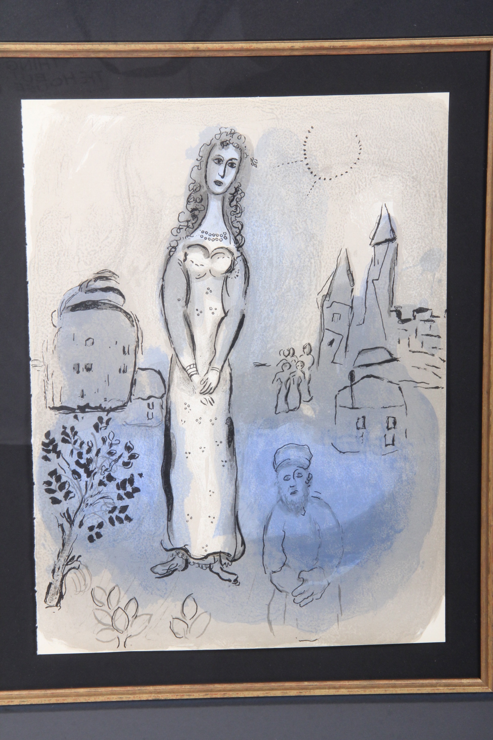 Marc Chagall Lithograph "Esther"