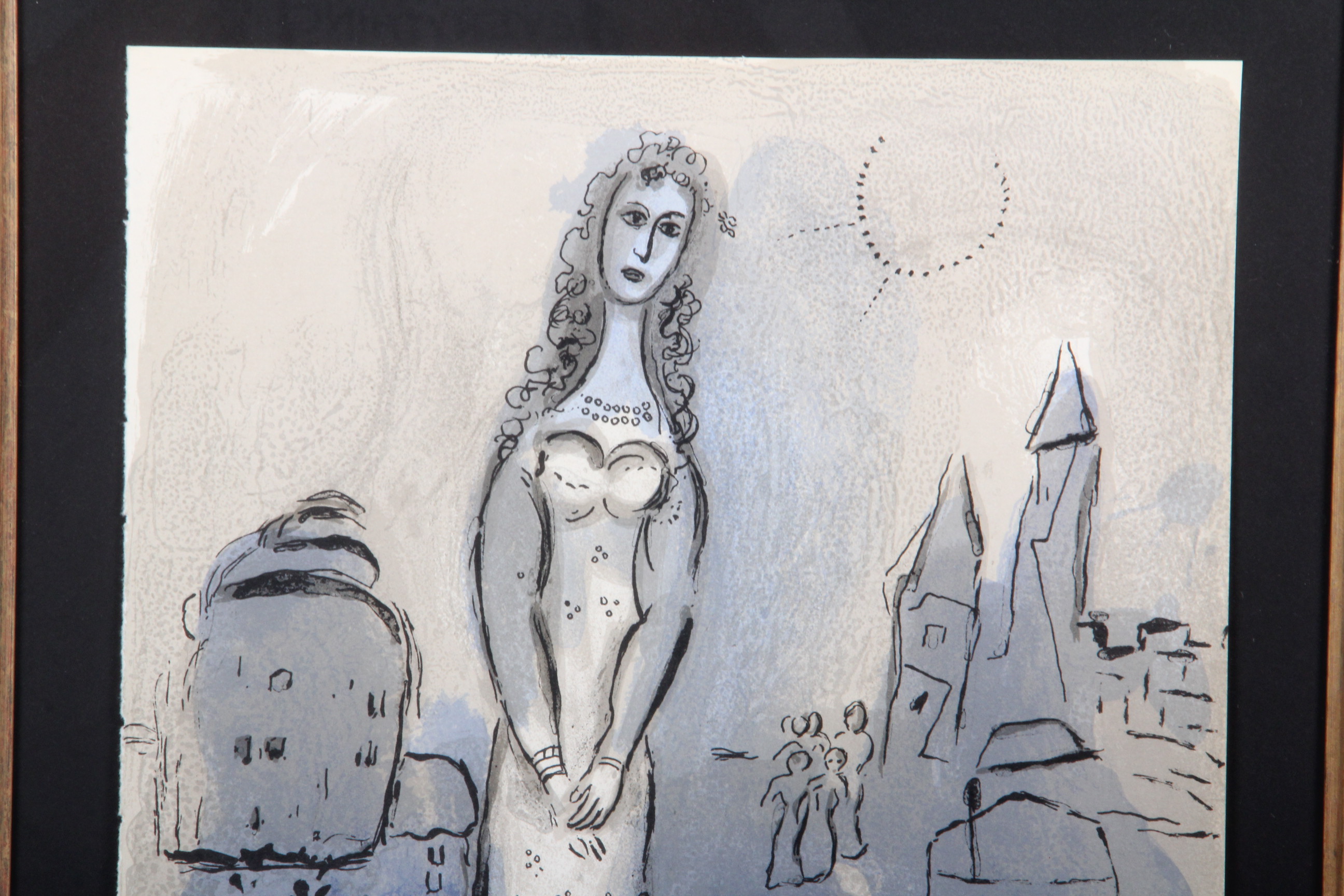 Marc Chagall Lithograph "Esther"