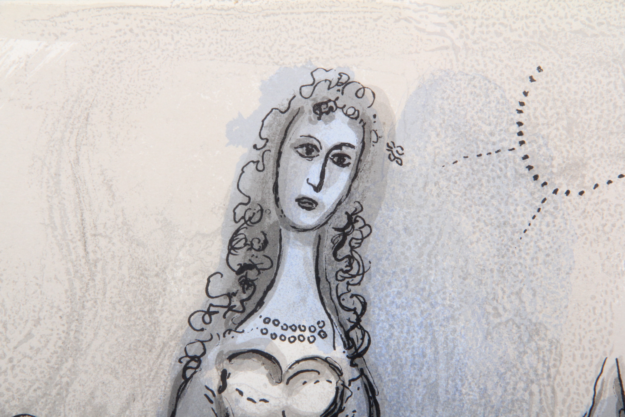 Marc Chagall Lithograph "Esther"