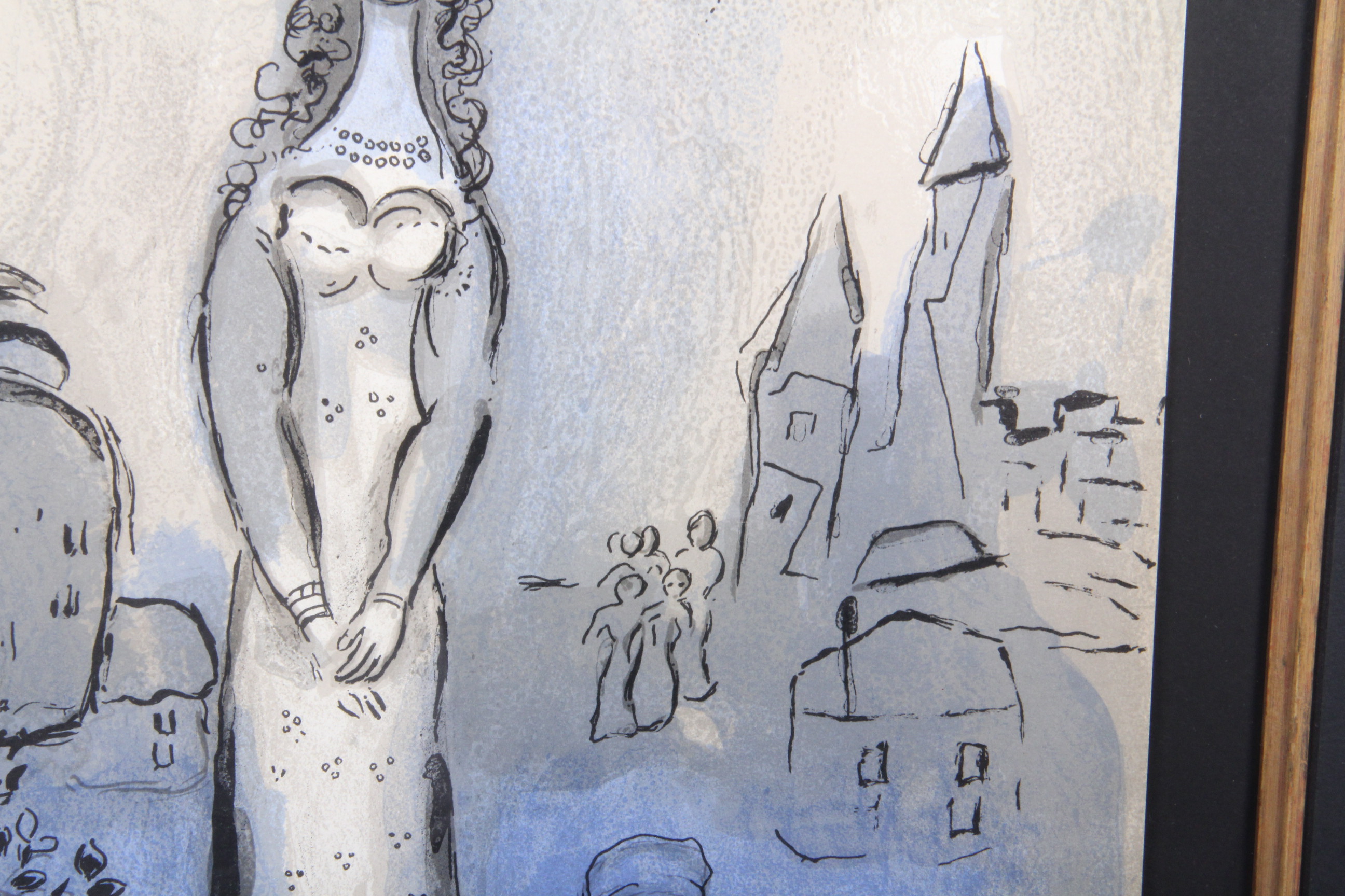 Marc Chagall Lithograph "Esther"