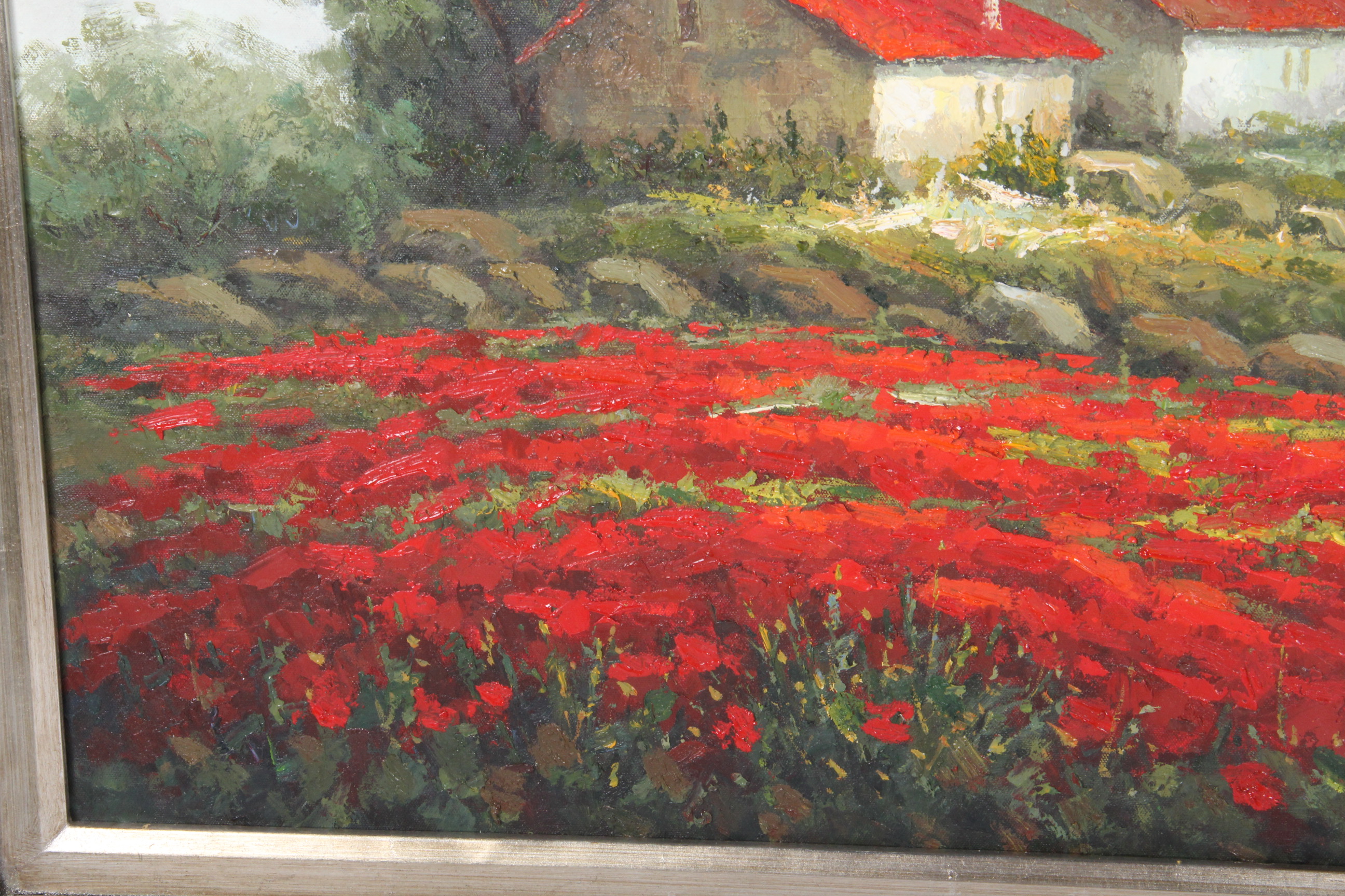 Wen Shi Hong Original Signed Oil Painting