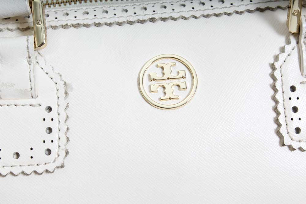 Tory Burch White Leather Handbag