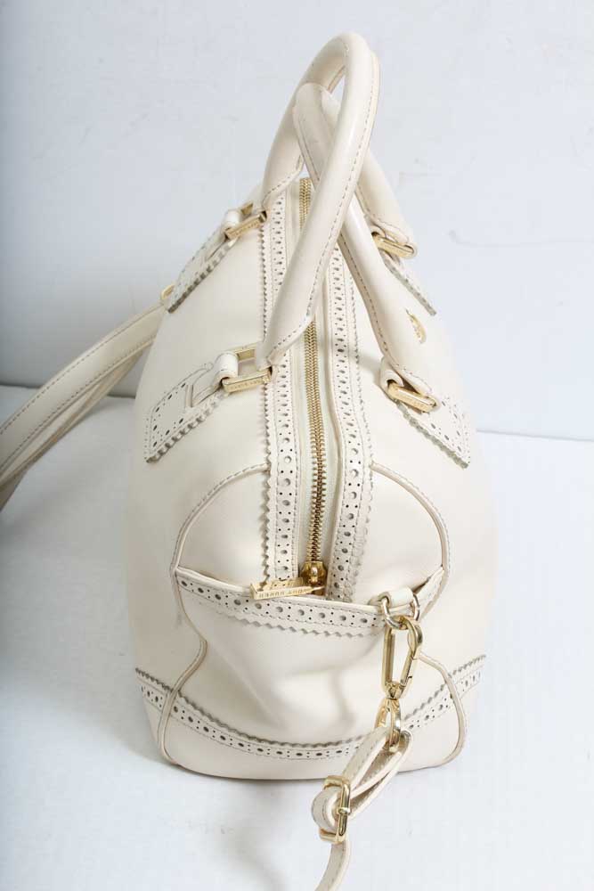Tory Burch White Leather Handbag