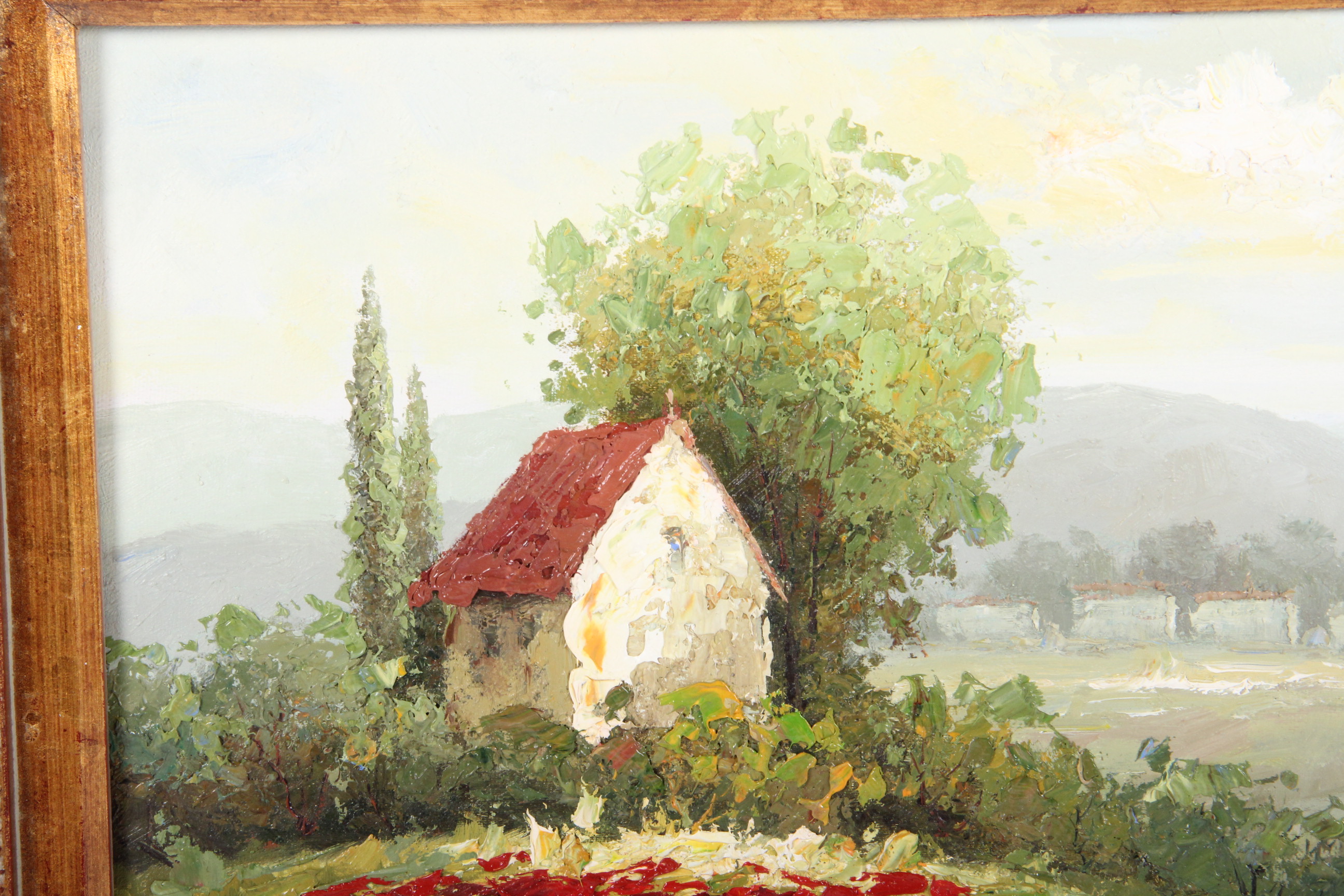 Wen Shi Signed Original Oil Painting