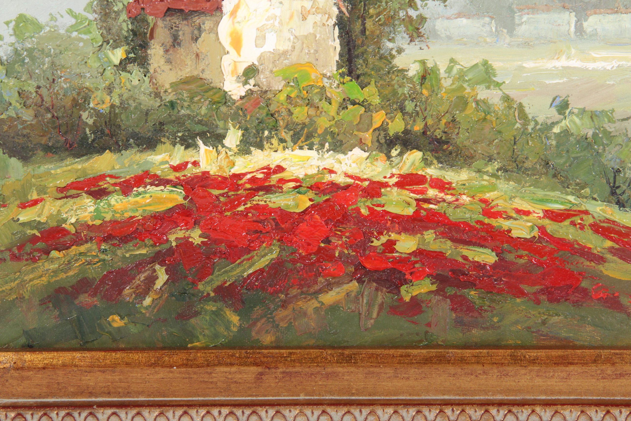 Wen Shi Signed Original Oil Painting