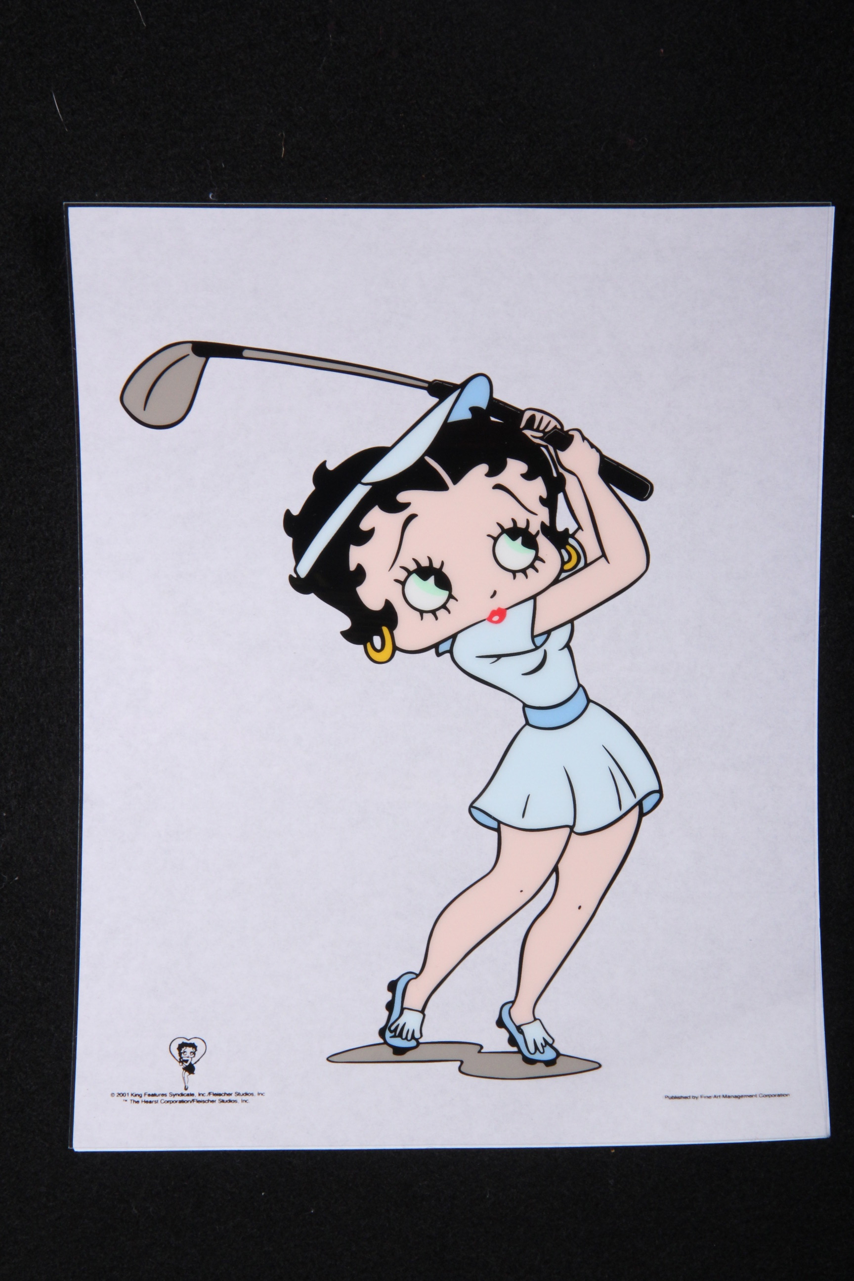 King Features, Inc. "Betty Boop: Golf Mini" Sericel