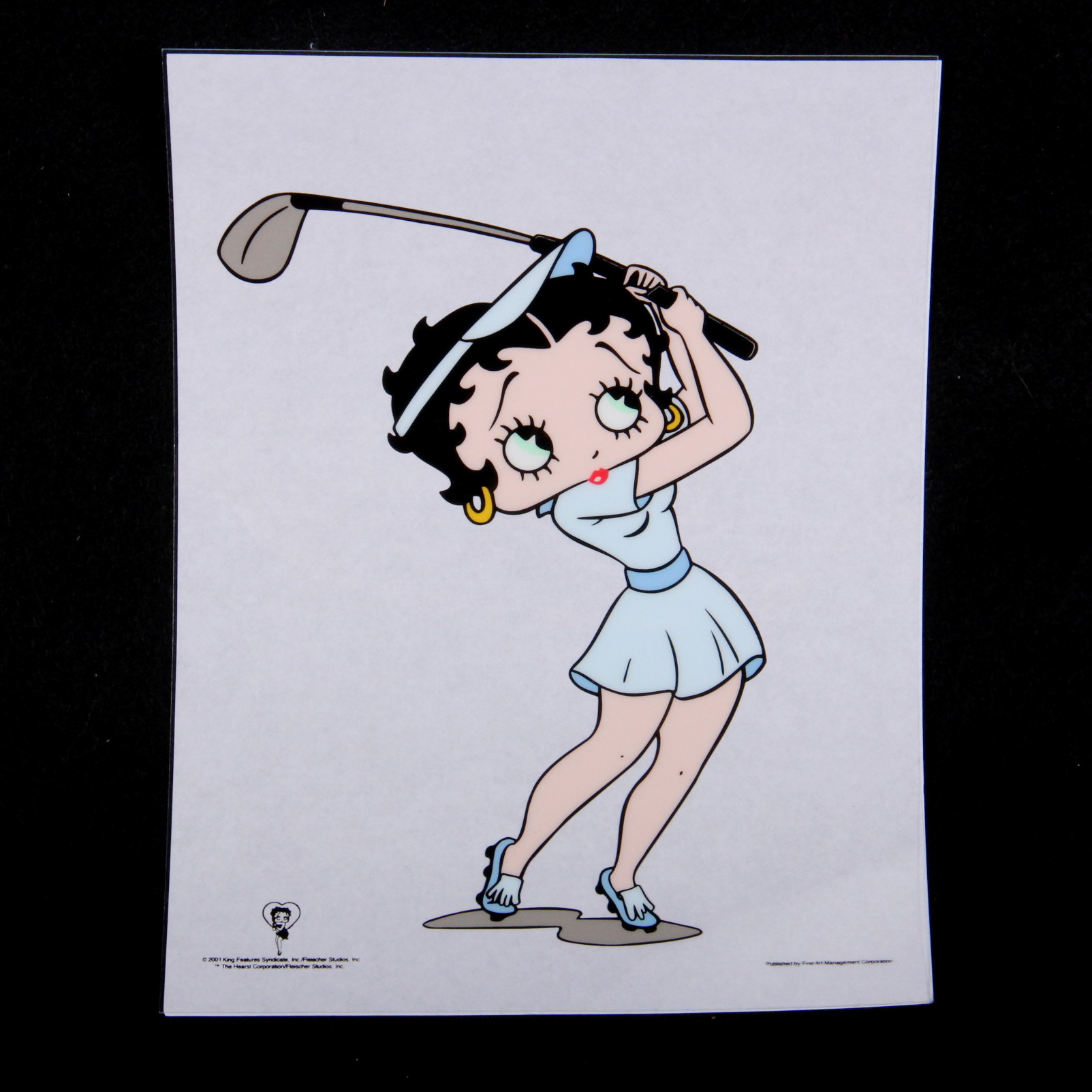 King Features, Inc. "Betty Boop: Golf Mini" Sericel
