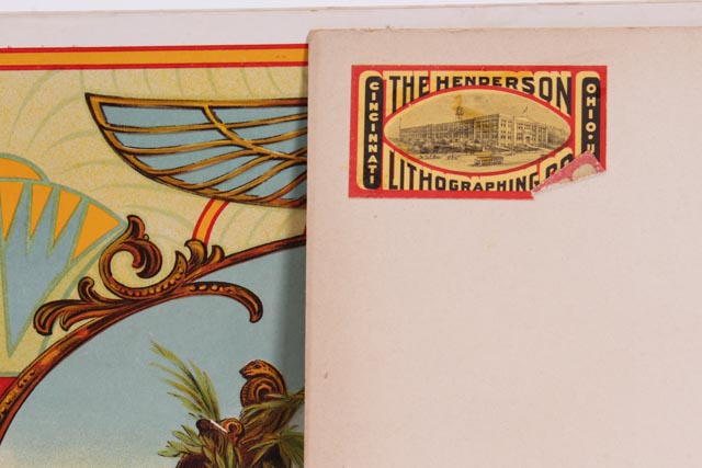 Vintage "Cleopatra" Advertising Litho by Henderson Lithograph Co.