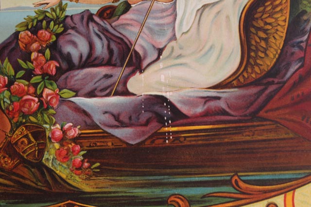 Vintage "Cleopatra" Advertising Litho by Henderson Lithograph Co.