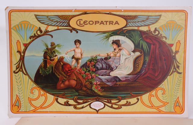 Vintage "Cleopatra" Advertising Litho by Henderson Lithograph Co.