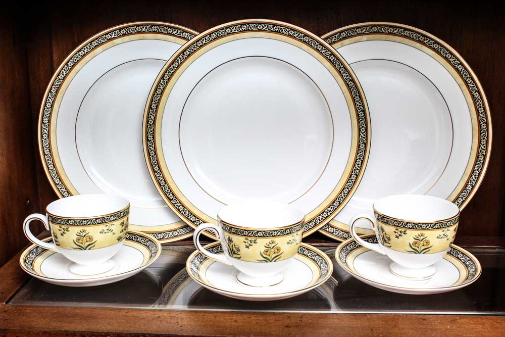 Collection of Wedgwood "India" Bone China Place Settings
