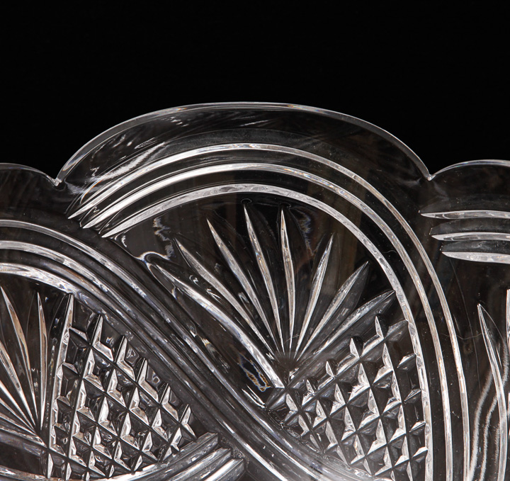 Waterford Crystal "Seaspray Centerpiece" Pedestal Bowl with Original Box