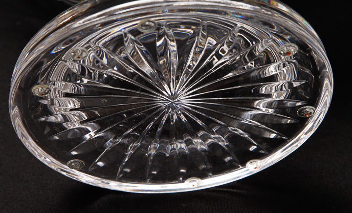 Waterford Crystal "Seaspray Centerpiece" Pedestal Bowl with Original Box