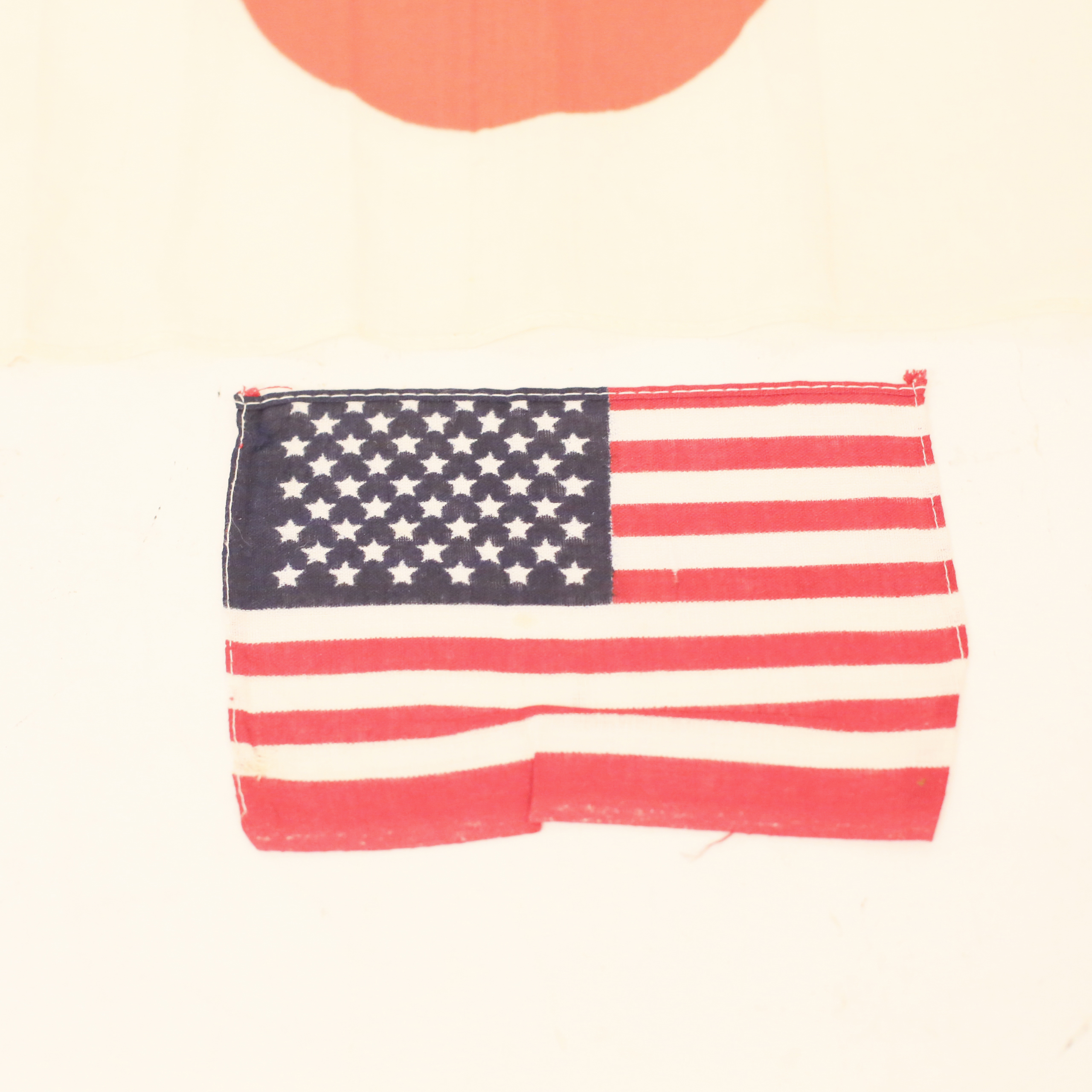 Vintage U.S.A. and Japanese Miniature Flags