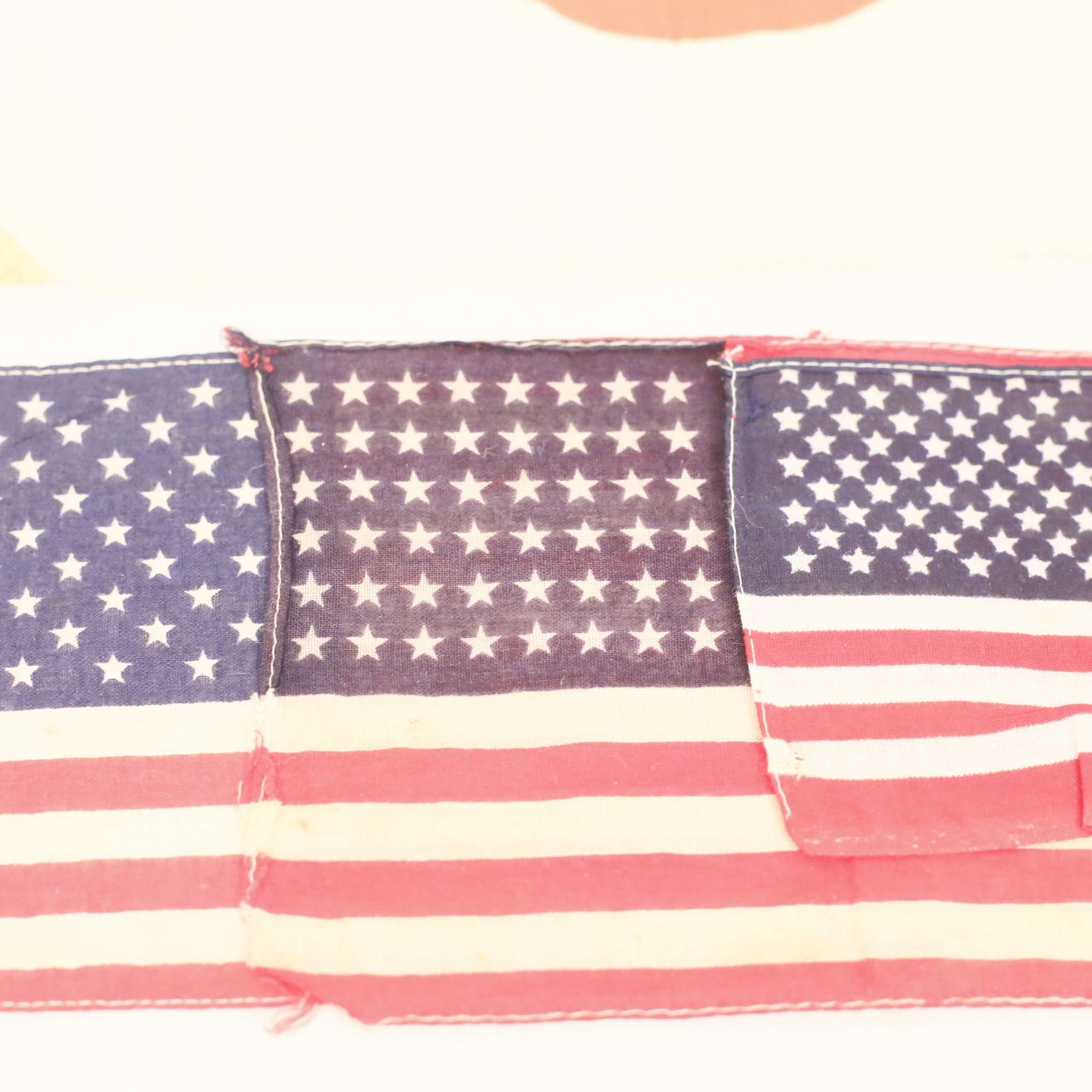 Vintage U.S.A. and Japanese Miniature Flags