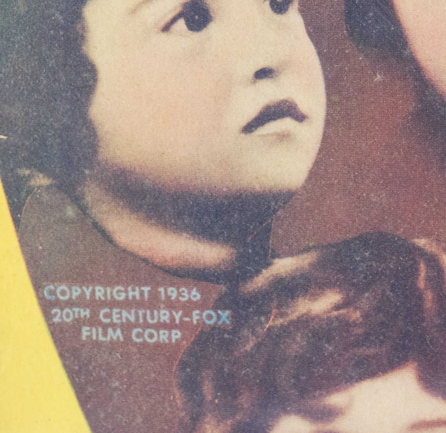 Vintage Dionne Quintuplets Framed Color "Reunion" Movie Promo Poster