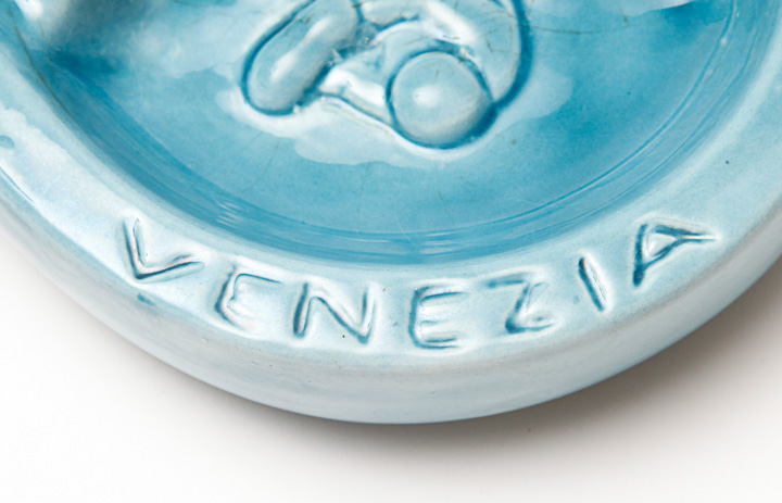 "Harry's Bar" Glass Ashtray