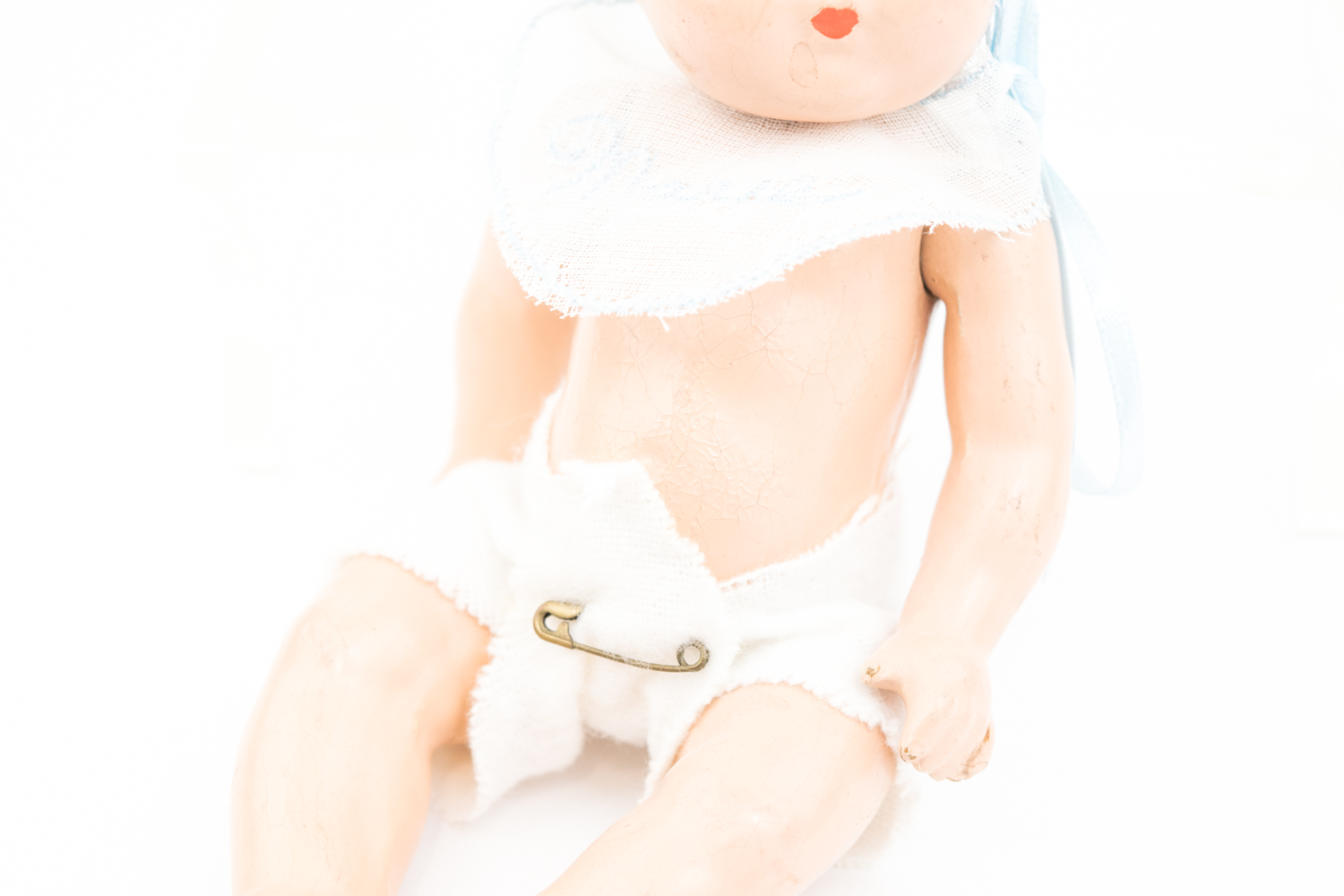 Vintage Madame Alexander Dionne Quintuplet Composition Baby Dolls With Crib