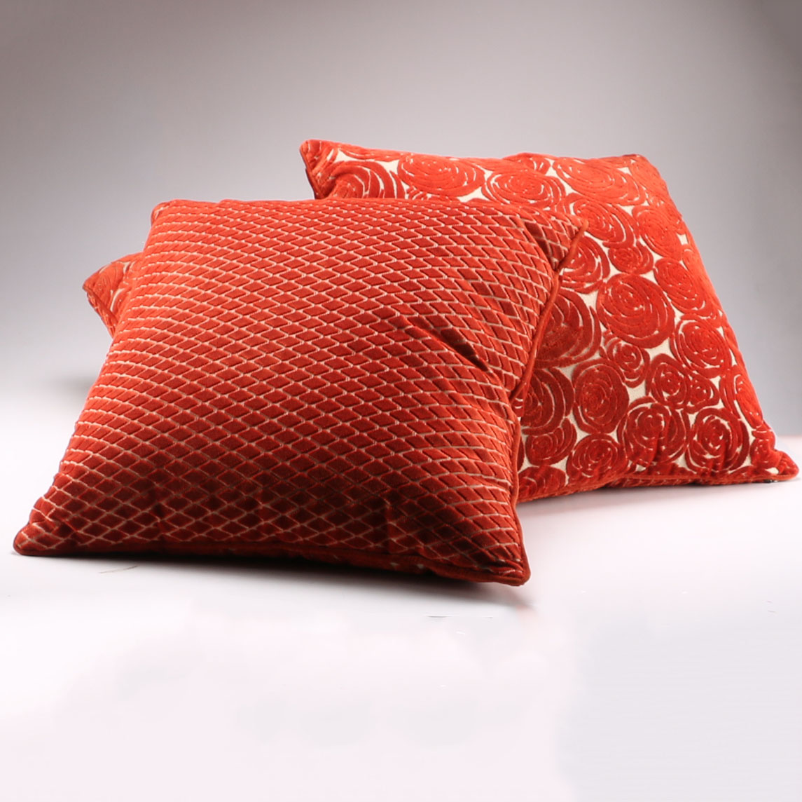 Pier 1 Burnt Orange Throw Pillows